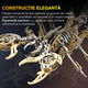 Puzzle mecanic 3D, HAWIRE DJD-009, Model scorpion DYI, Metalic, 420 piese, 18X17X11cm, Bronz